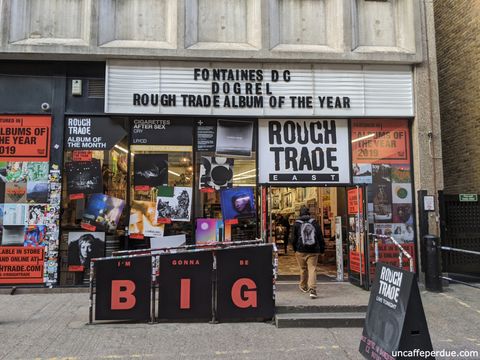 Fachada da Rough Trade East.