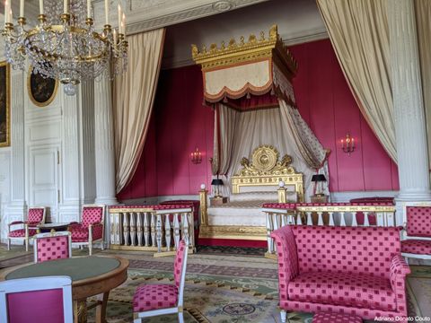 Local para cortejo do rei no Grand Trianon - Versalhes