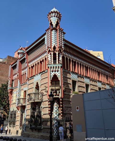 Fachada da Casa Vicens