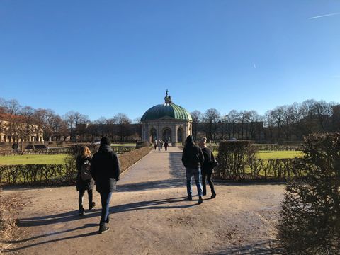 Hofgarten, em Munique. Foto de Adriano Donato Couto.