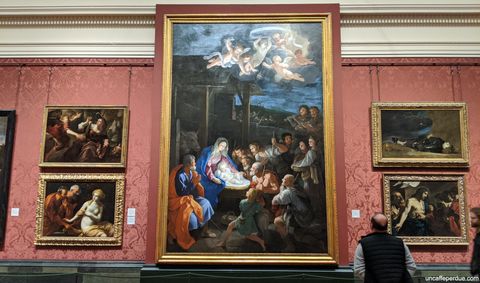 The National Gallery - A Adoração dos Pastores, de Guido Reni