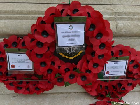 Homenagens no monumento “The Ghurka Soldier".