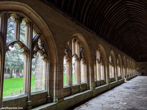 Claustros da New College, em Oxford