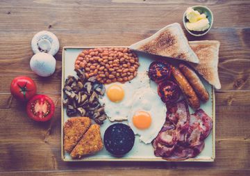 Café da manhã tipicamente britânico