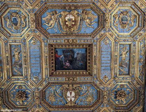Recorte do teto da Chiesa di Santo Stefano dei Cavalieri, Pisa